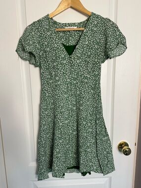 slim fit dress slacks Elara Green Dress – Seoraa